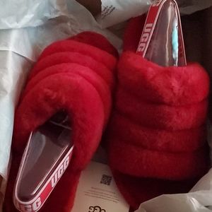 UGG fluffy yeah slides